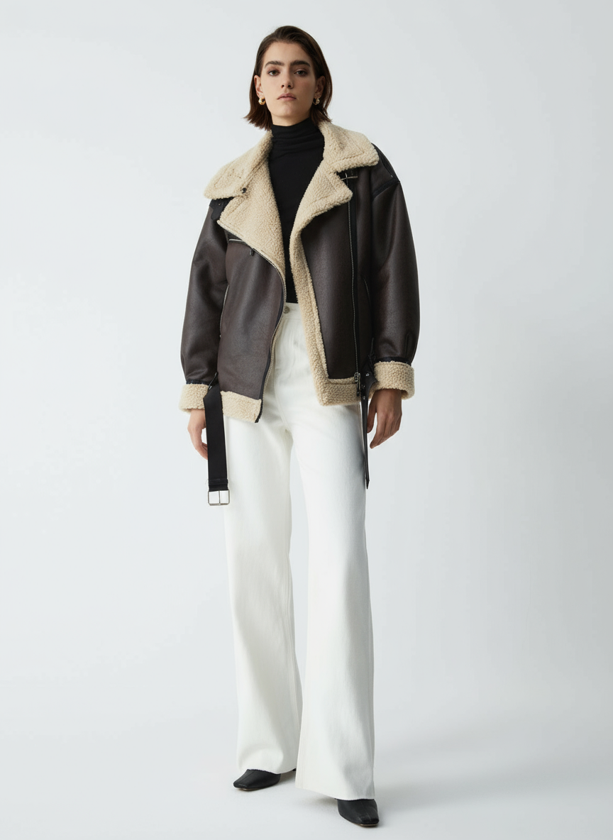Women's Aviator Jacket | Warm and Cosy