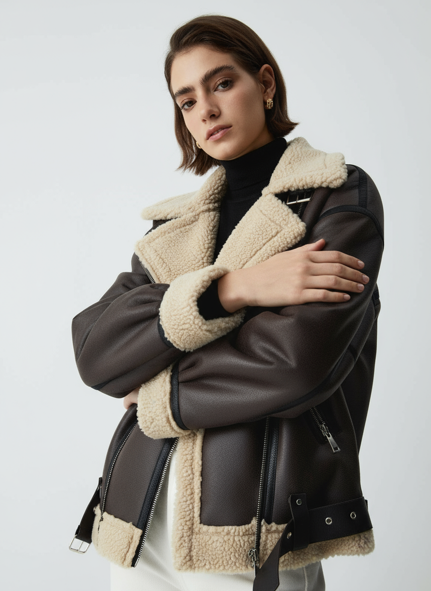 Women's Aviator Jacket | Warm and Cosy