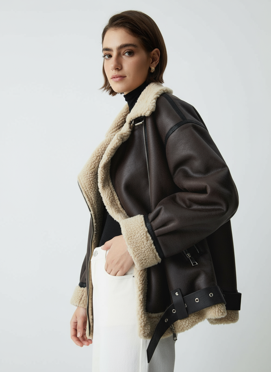 Women's Aviator Jacket | Warm and Cosy