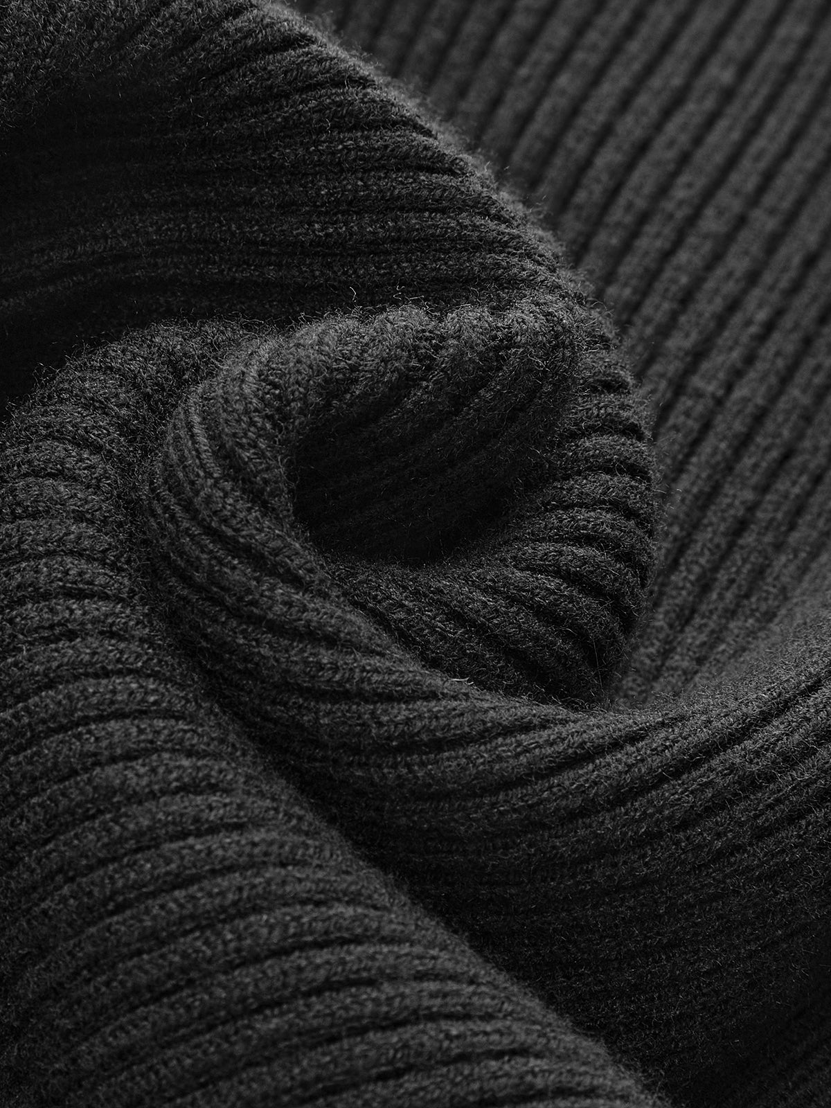 Women's Ribbed Turtleneck Sweater Fitted Long-Sleeve Slim Relaxed Pullover