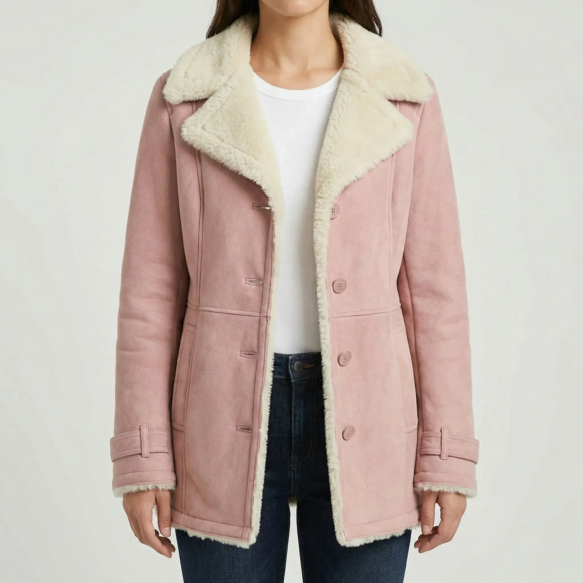 Fleece-Lined Winter Jacket for Women
