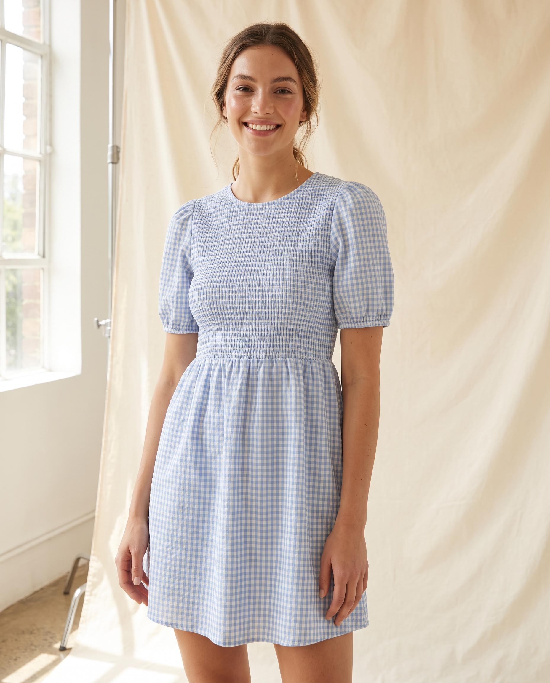 Wren Smocked Mini Dress