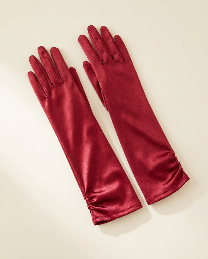 Verena | Gathered Evening Gloves