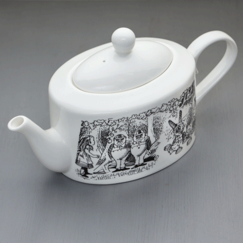 Monochrome Tea Pot