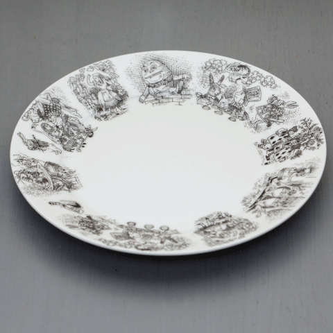 Monochrome side plate