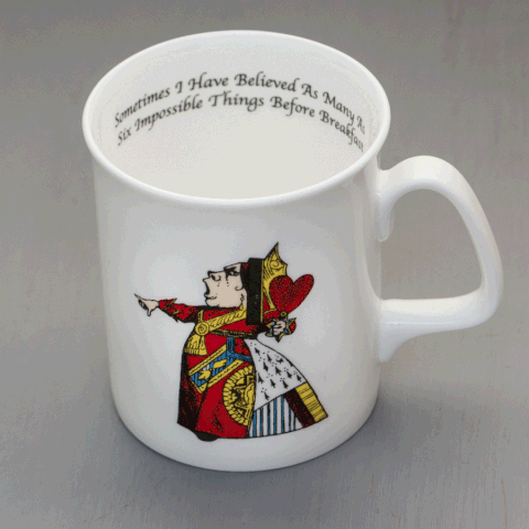 Simply Alice Mug - The Queen of Hearts